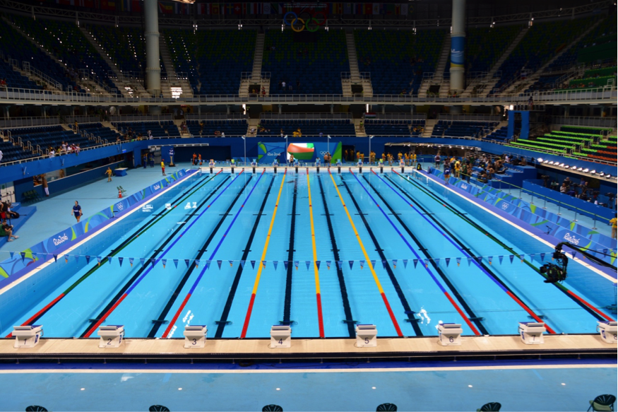 Swimming pool at Rio Olympics 2016